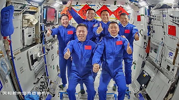 Crews Shenzhou-19 and Shenzhou-20 together onboard Tiangong