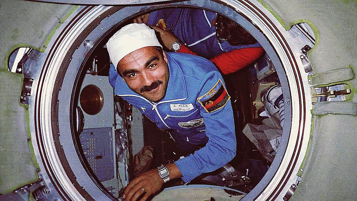Abdulahad Momand onboard Mir