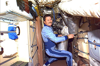 Leben an Bord der Mir