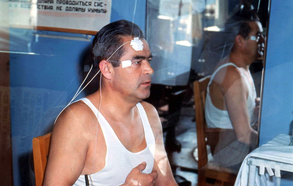 Nikolayev in training