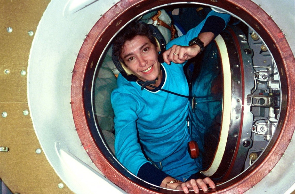 Andr�-Deshays im Training