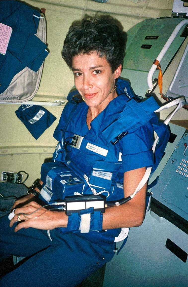 Andr�-Deshays im Training