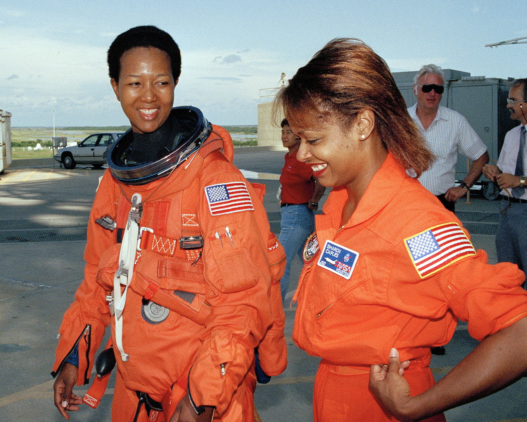 Mae Jemison in training