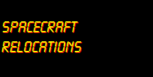 Spacecraft relocations