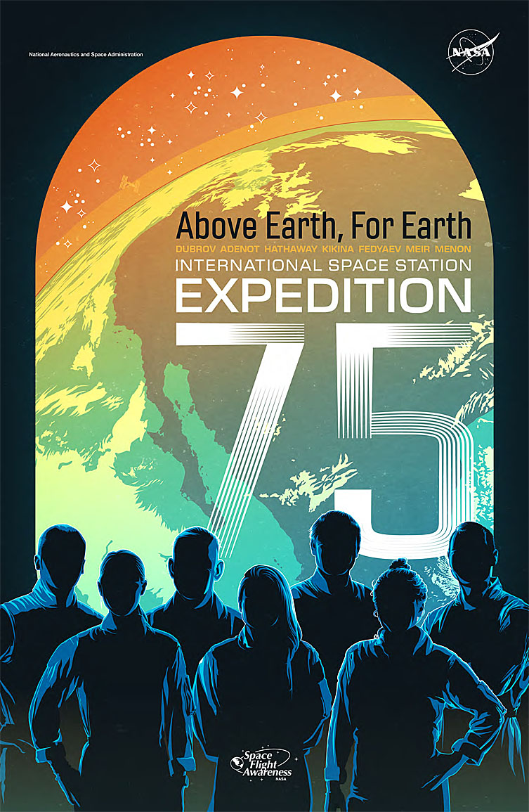 ISS-75 Crewposter