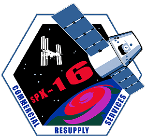 Patch Dragon SpX-16 (NASA version) Patch Dragon SpX-16 (NASA version)