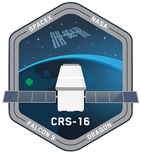 Patch Dragon SpX-16 (SpaceX version) Patch Dragon SpX-16 (SpaceX version)