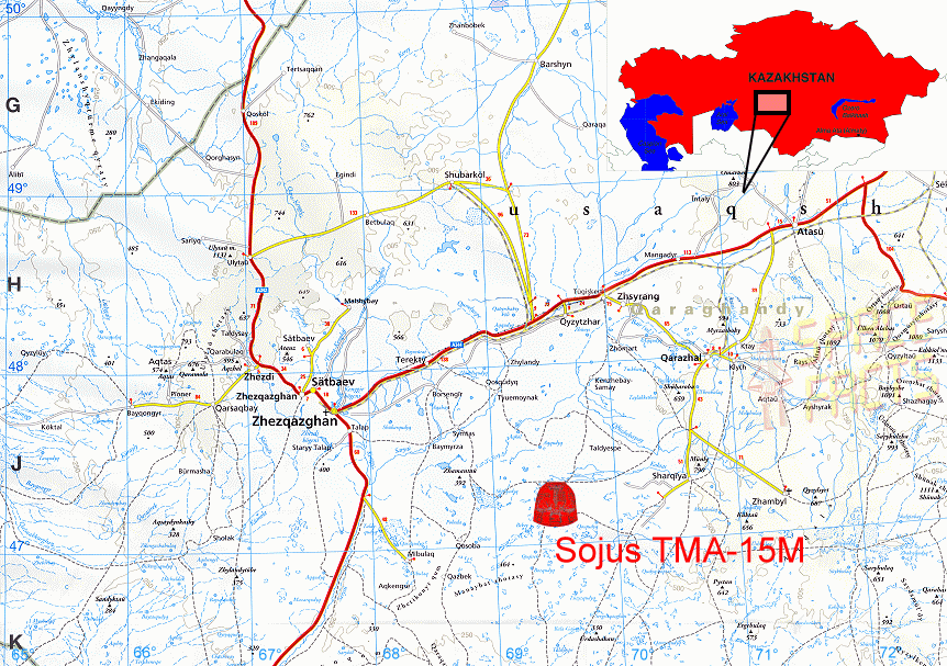 Landung Sojus TMA15M